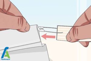 4 نحوه دوختن کش روی کمر و پاچه شلوار