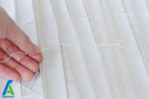 4 آموزش دوخت پرده رومن یا تاشو